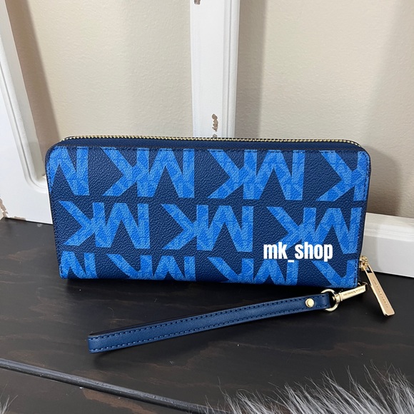 Michael Kors Jet Set Charm Large Travel Continental Wristlet Wallet - Picture 5 of 13